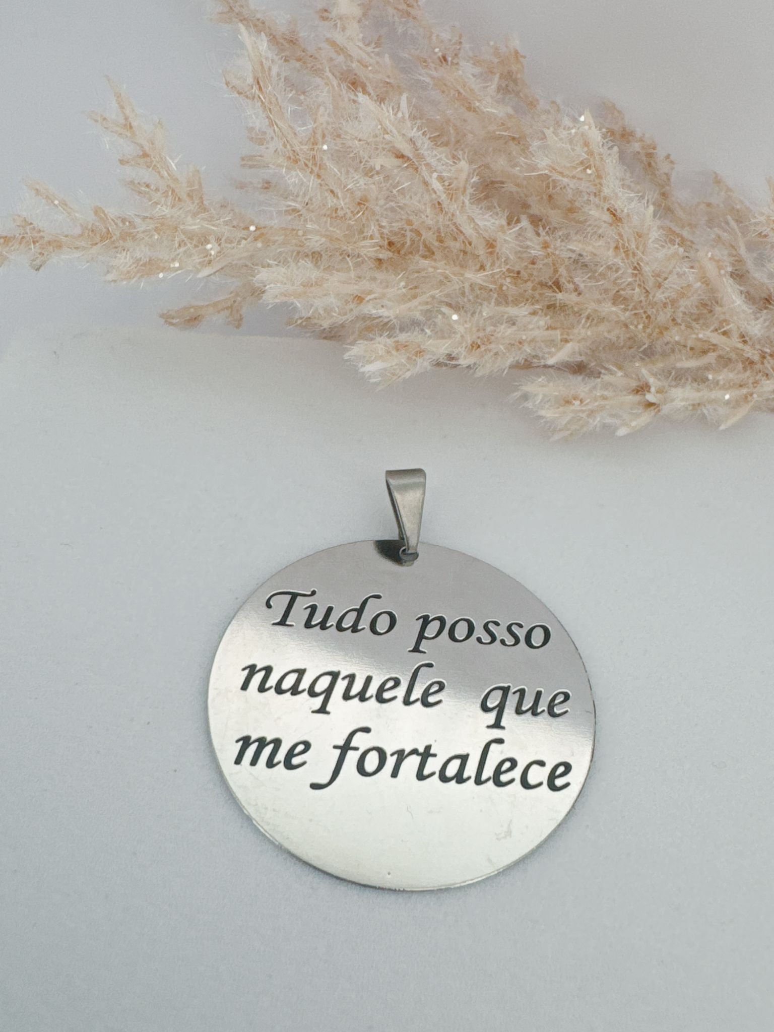 139/PI04-PENDANT I CAN DO ALL THINGS THROUGH CHRIST WHO STRENGTHENS ME (IN PORTUGUESE)