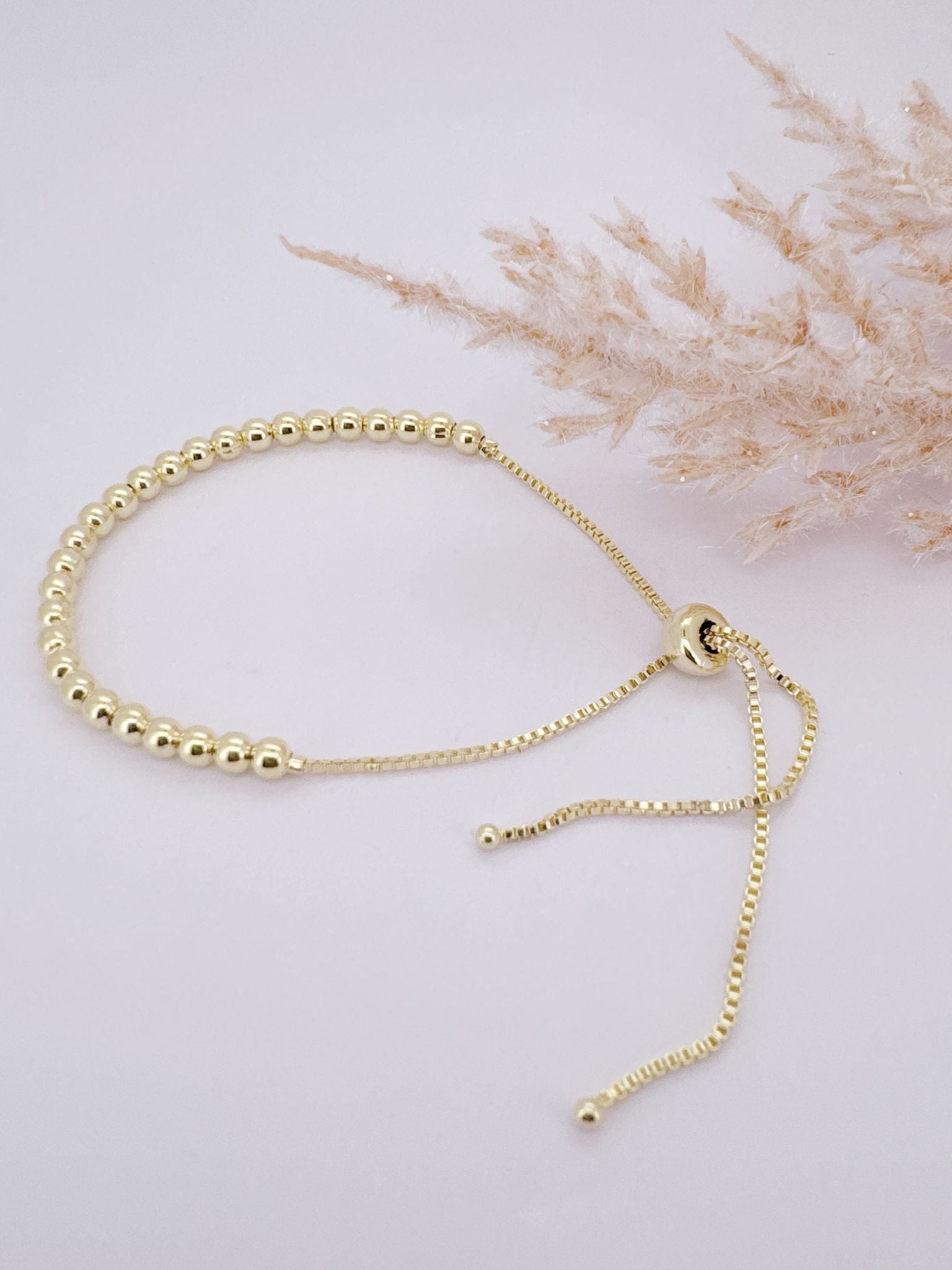 0097 - ADJUSTABLE BALL BRACELET