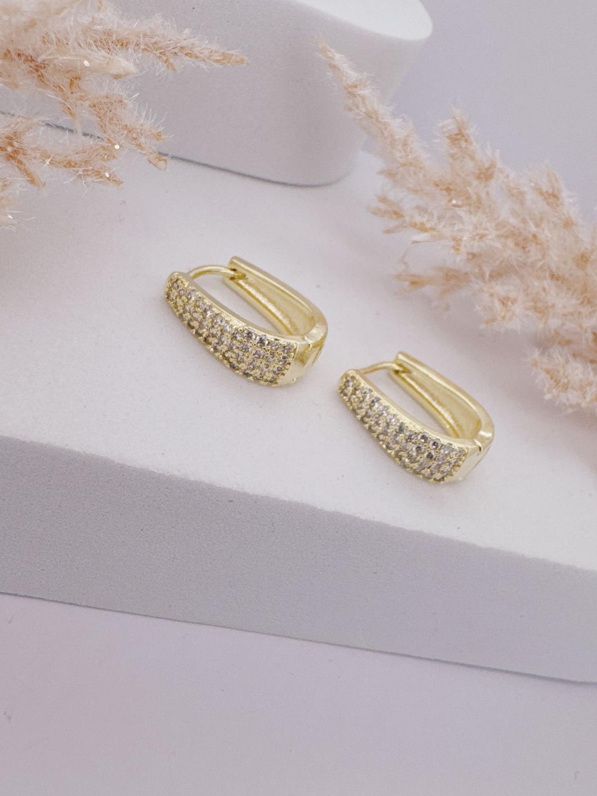 0084/0085- ZIRCONIA HOOP EARRINGS