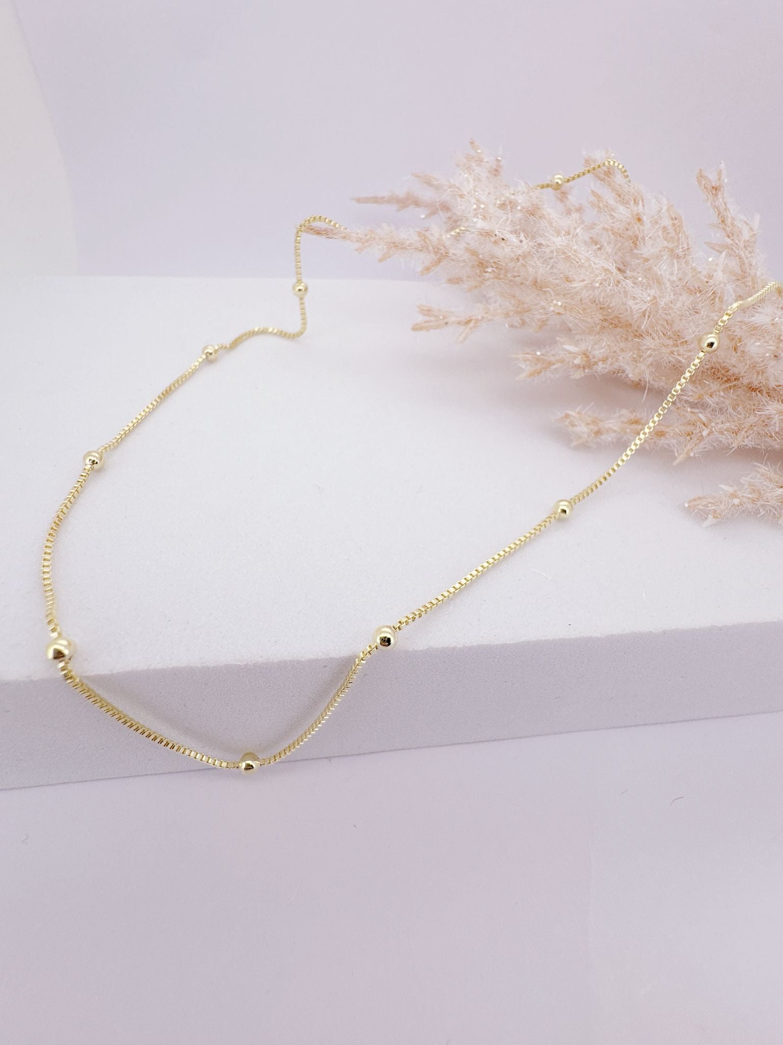 0125- CHOKER VENETIAN DOTS